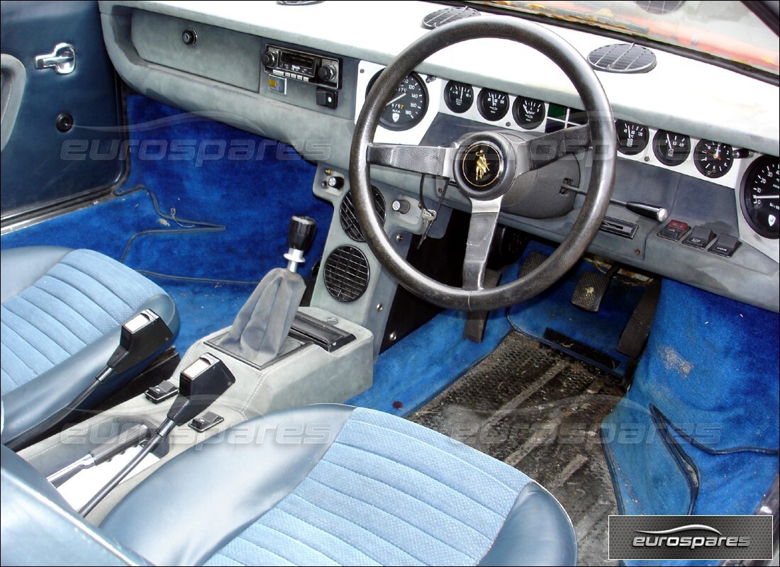 lamborghini urraco p250 / p250s con 45,370 miles, in preparazione per lo smantellamento di #7