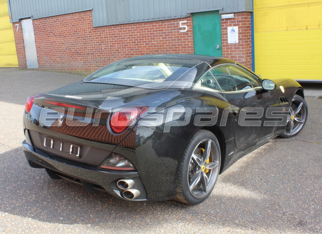 ferrari california (europe) con 12,258 miles, in preparazione per lo smantellamento di #5