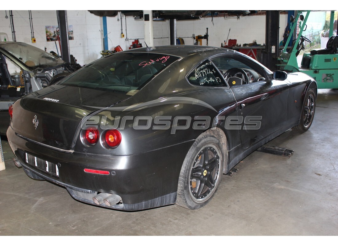 ferrari 612 scaglietti (europe) con 25,558 miles, in preparazione per lo smantellamento di #3