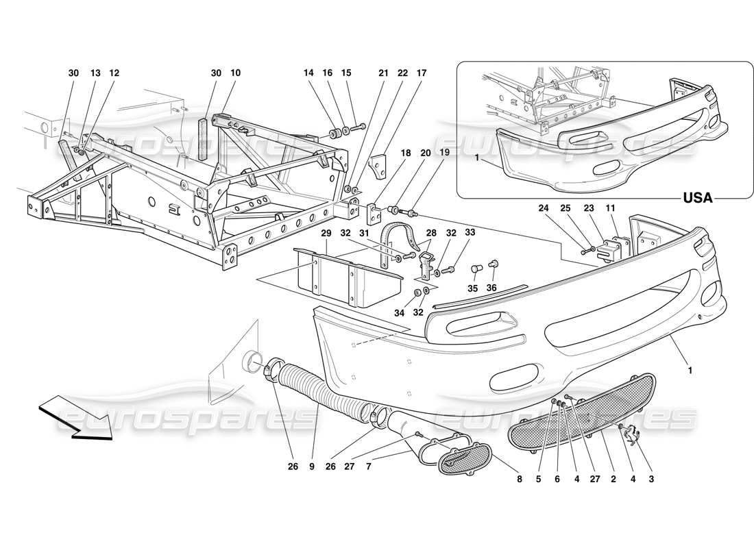 diagramma della parte contenente il codice parte 64634810