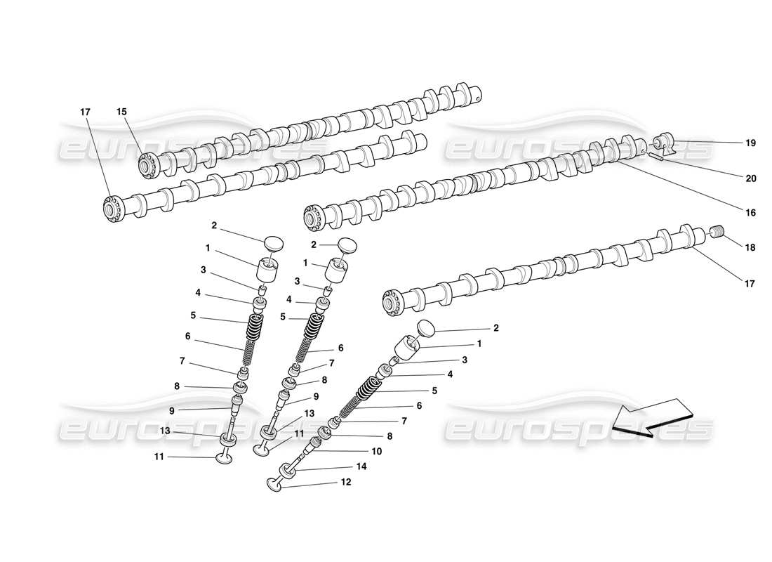 diagramma della parte contenente il codice parte 148234