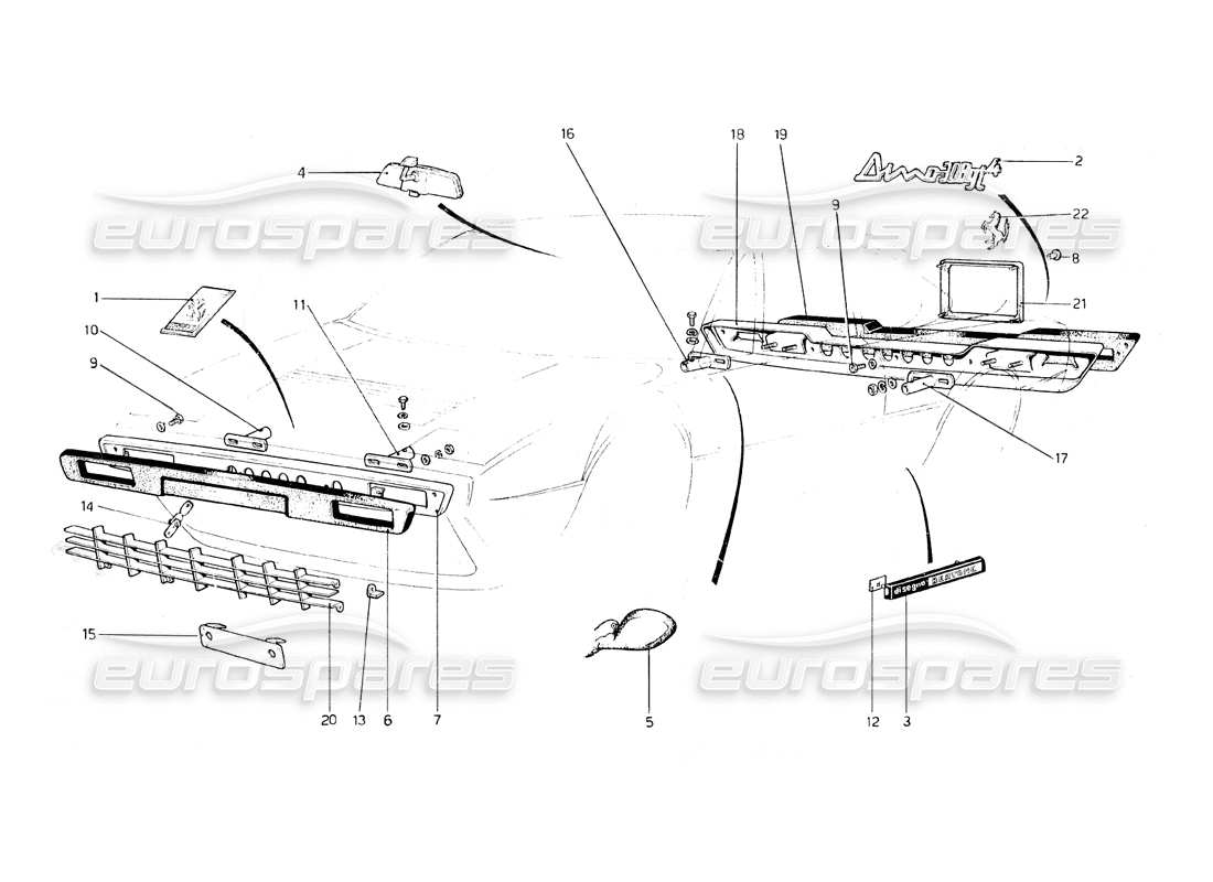 diagramma della parte contenente il codice parte 40313603