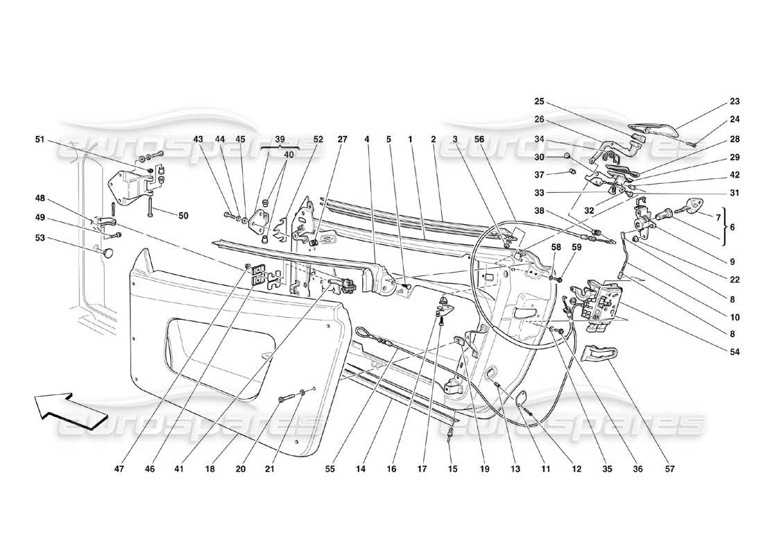 diagramma della parte contenente il codice parte 14446978