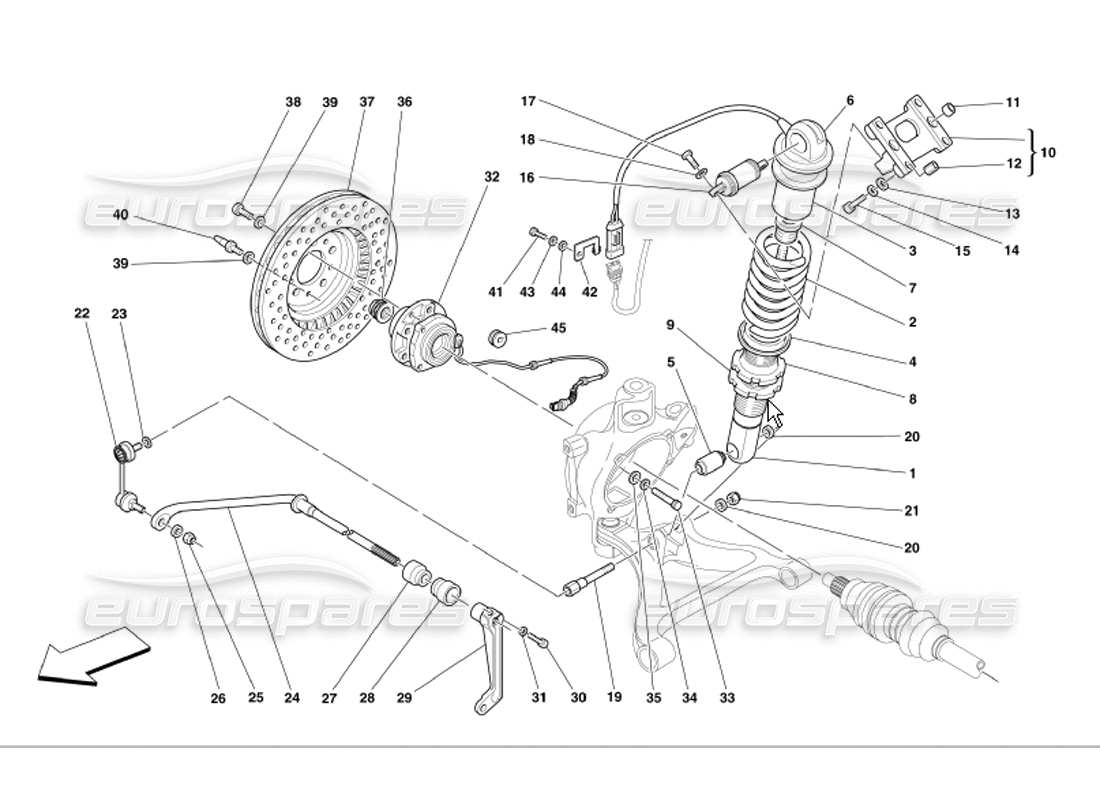 diagramma della parte contenente il codice parte 170716