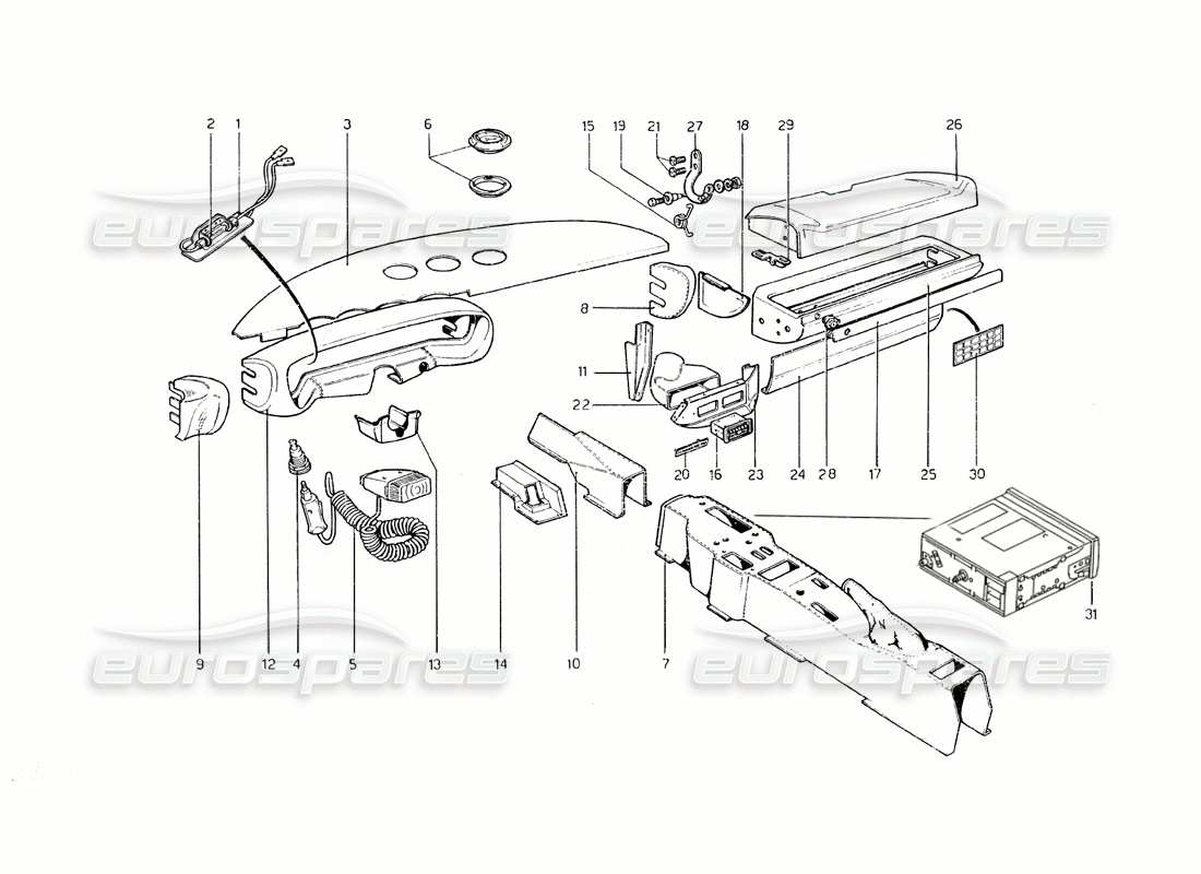 diagramma della parte contenente il codice parte 40315706