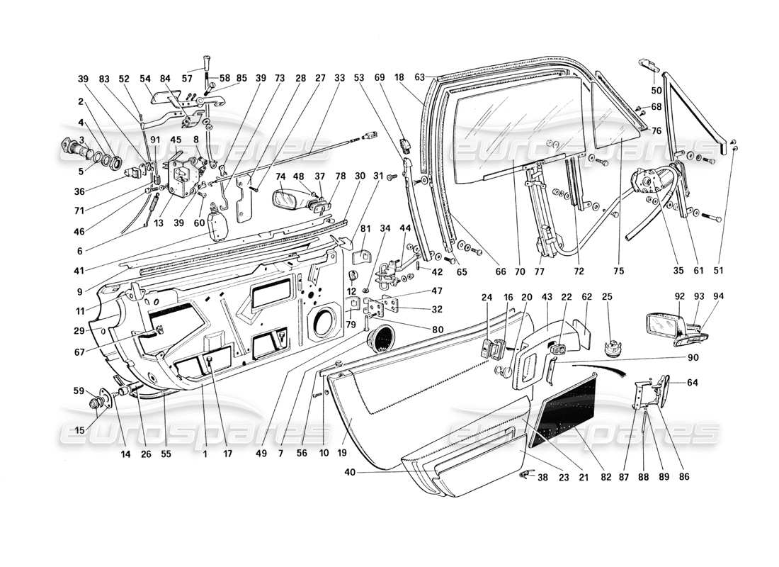 diagramma della parte contenente il codice parte 62313300