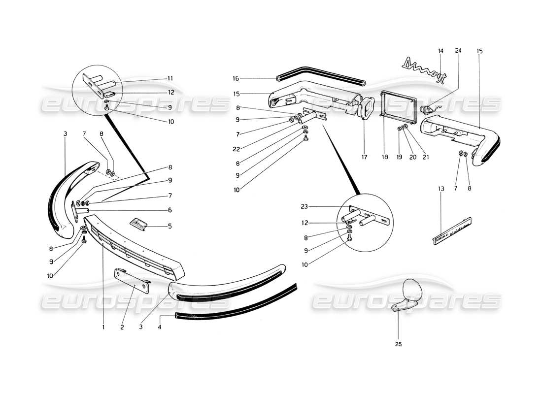 diagramma della parte contenente il codice parte 12647001