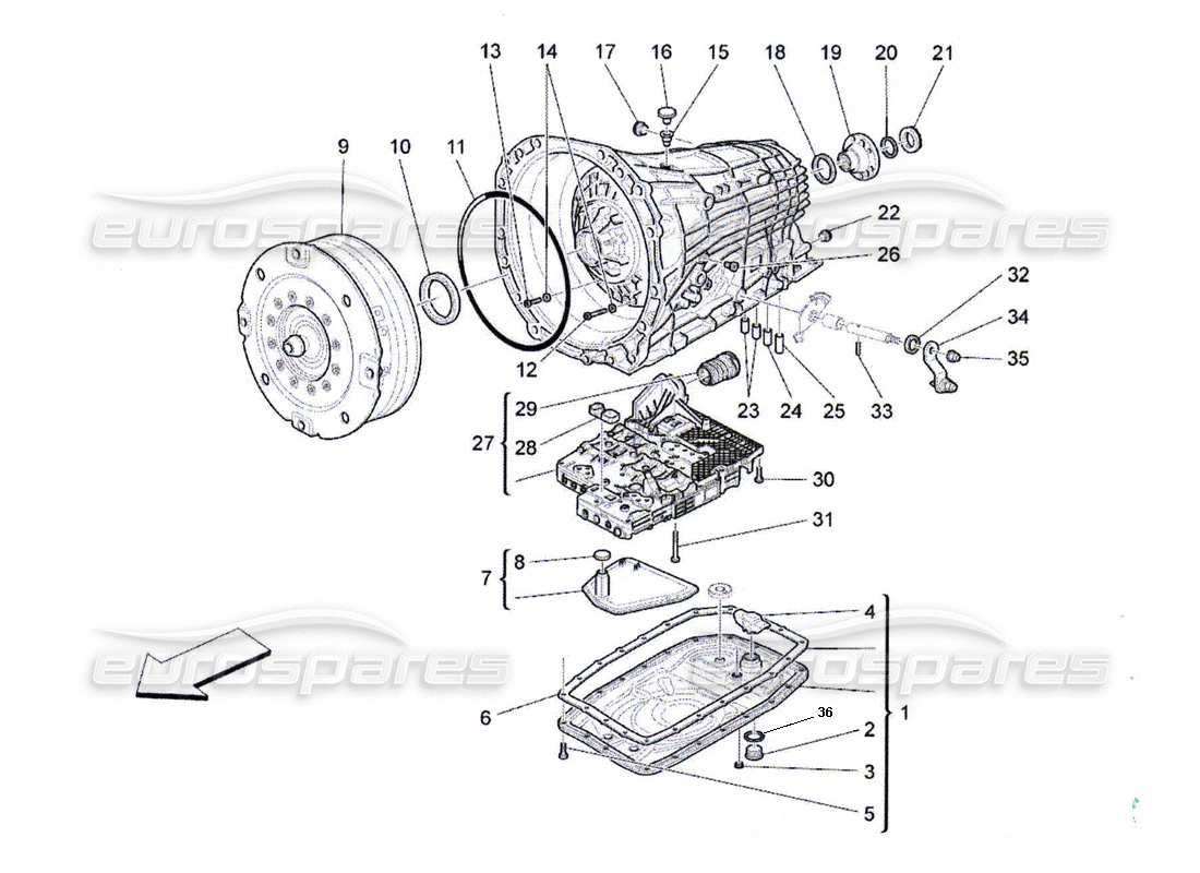 diagramma della parte contenente il codice parte 227379