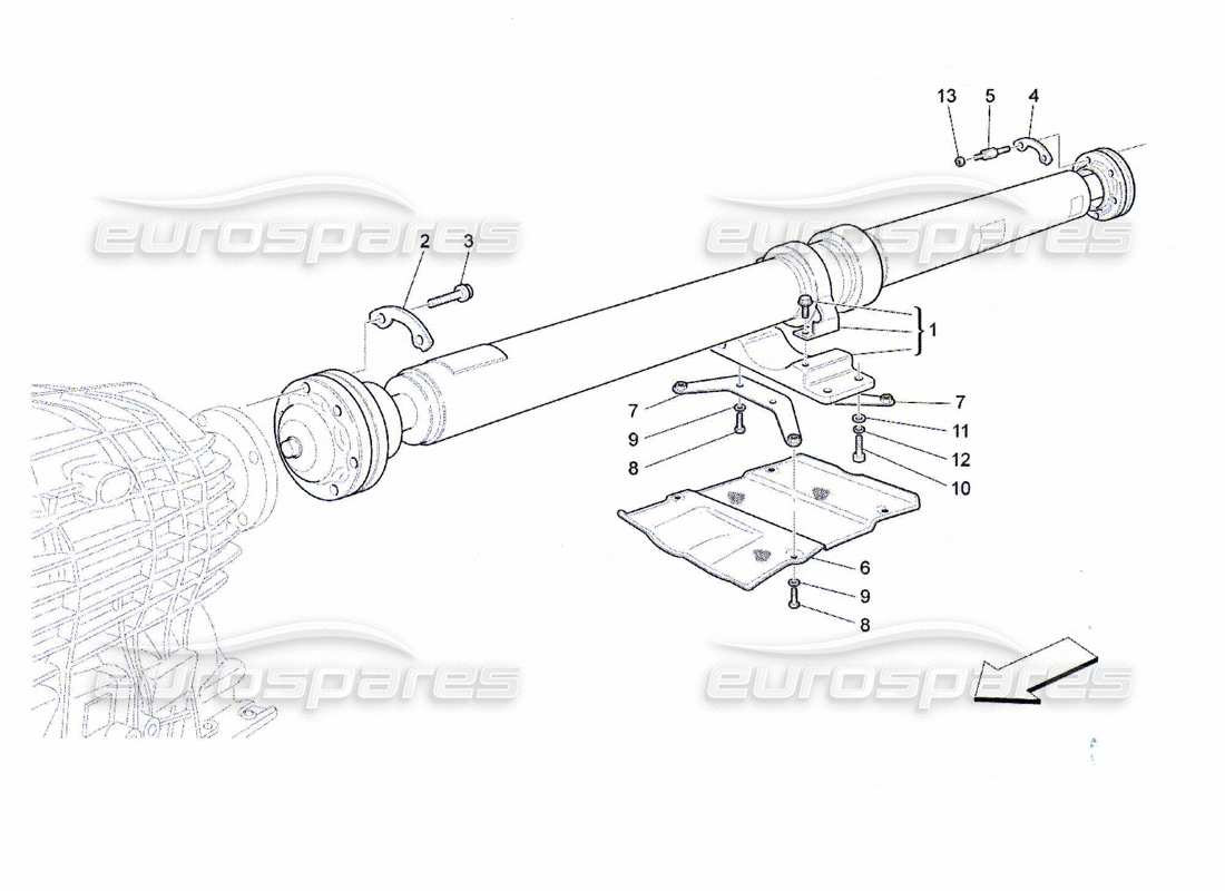 diagramma della parte contenente il codice parte 225155