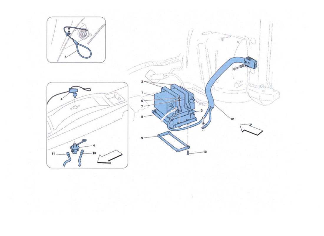 diagramma della parte contenente il codice parte 268227