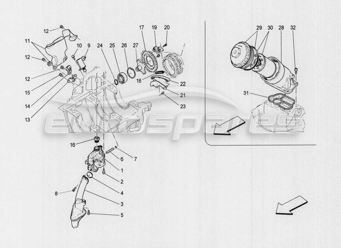 diagramma della parte contenente il codice parte 673004762