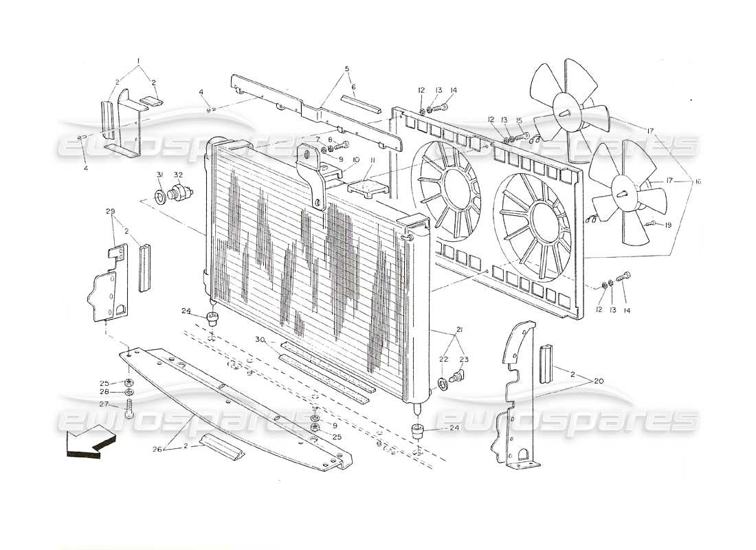 diagramma della parte contenente il codice parte vat0097207
