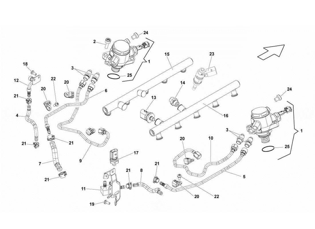 diagramma della parte contenente il codice parte 07l127065a