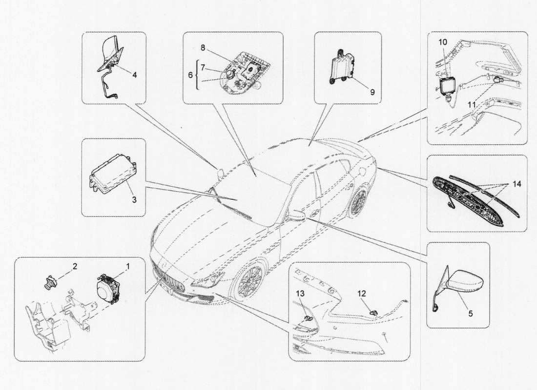 diagramma della parte contenente il codice parte 670100015
