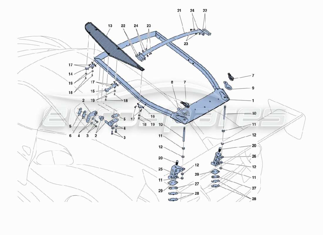 diagramma della parte contenente il codice parte 88657511