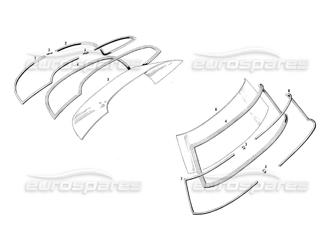 diagramma della parte contenente il codice parte 107 bt 58280