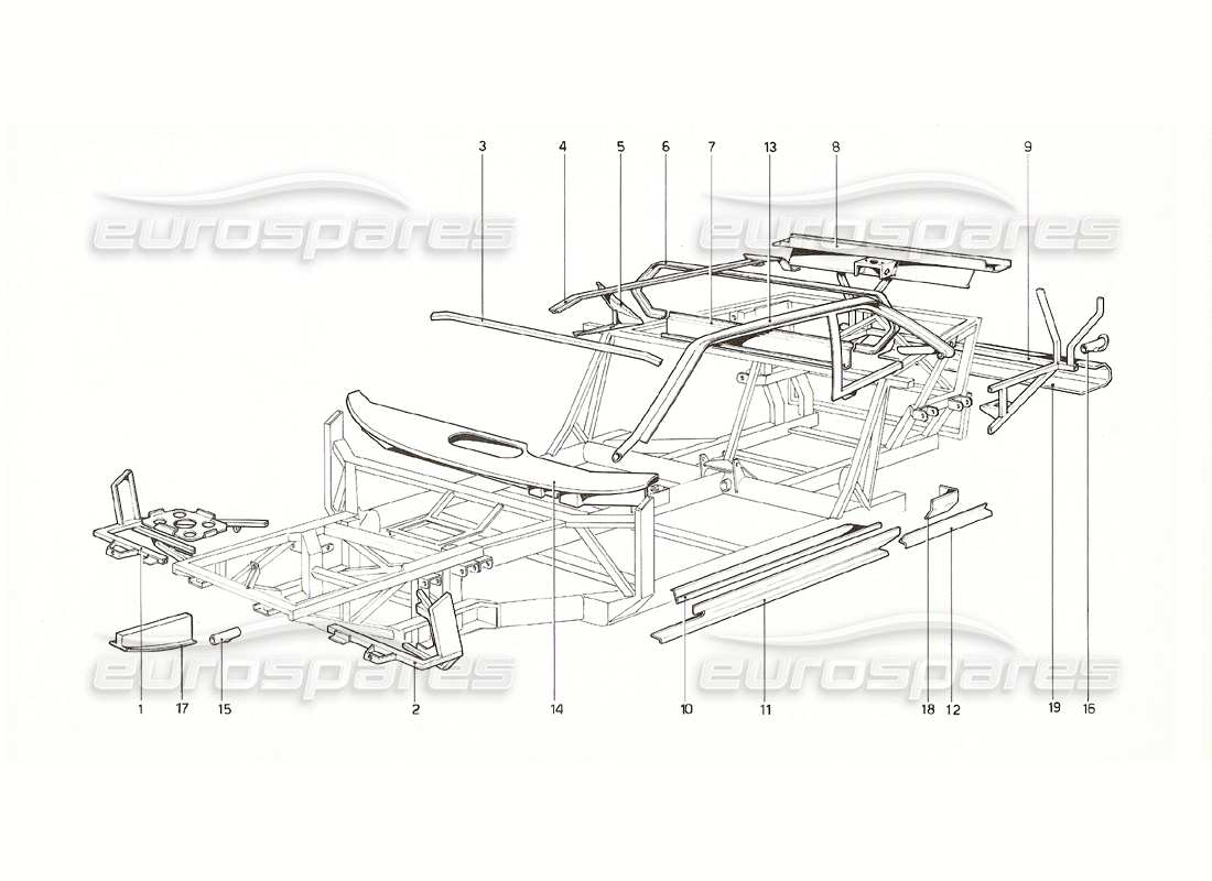 diagramma della parte contenente il codice parte 4022s801