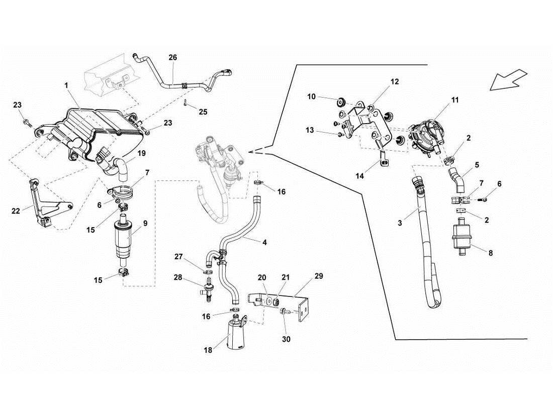 diagramma della parte contenente il codice parte n90655401