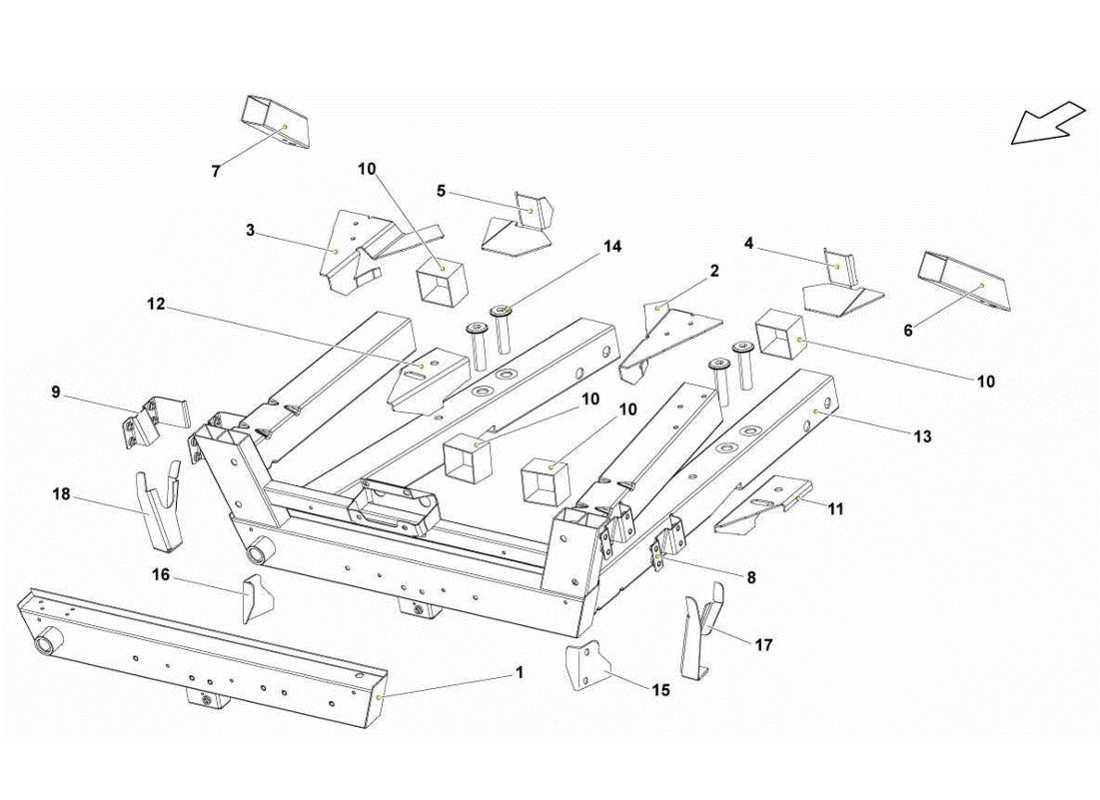 diagramma della parte contenente il codice parte 400805011g