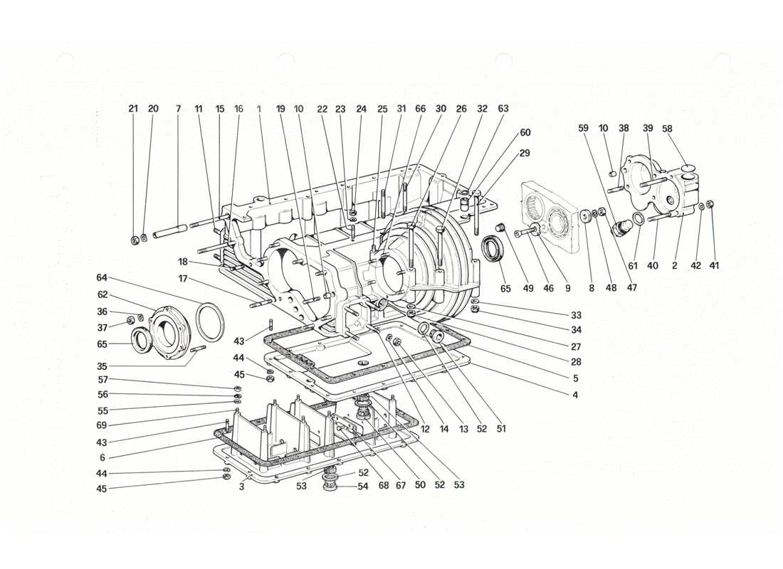 diagramma della parte contenente il codice parte 13541121