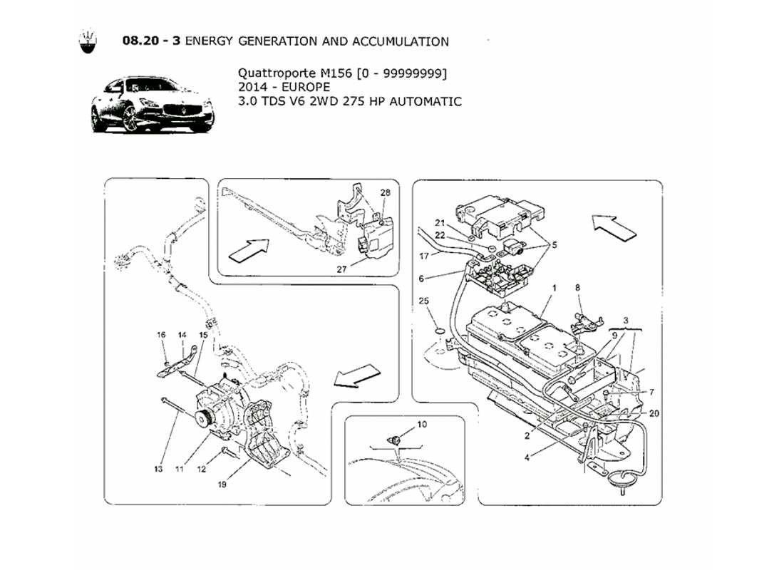 diagramma della parte contenente il codice parte 670002029