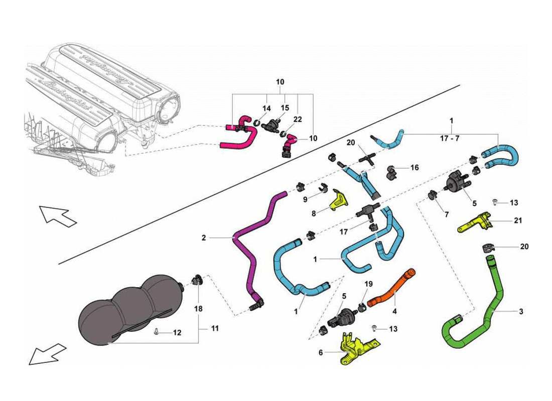 diagramma della parte contenente il codice parte 420133750