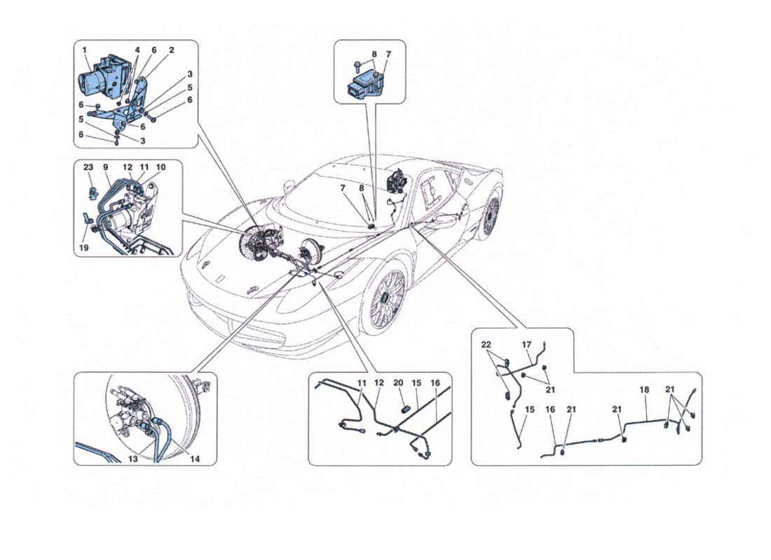 diagramma della parte contenente il codice parte 206070