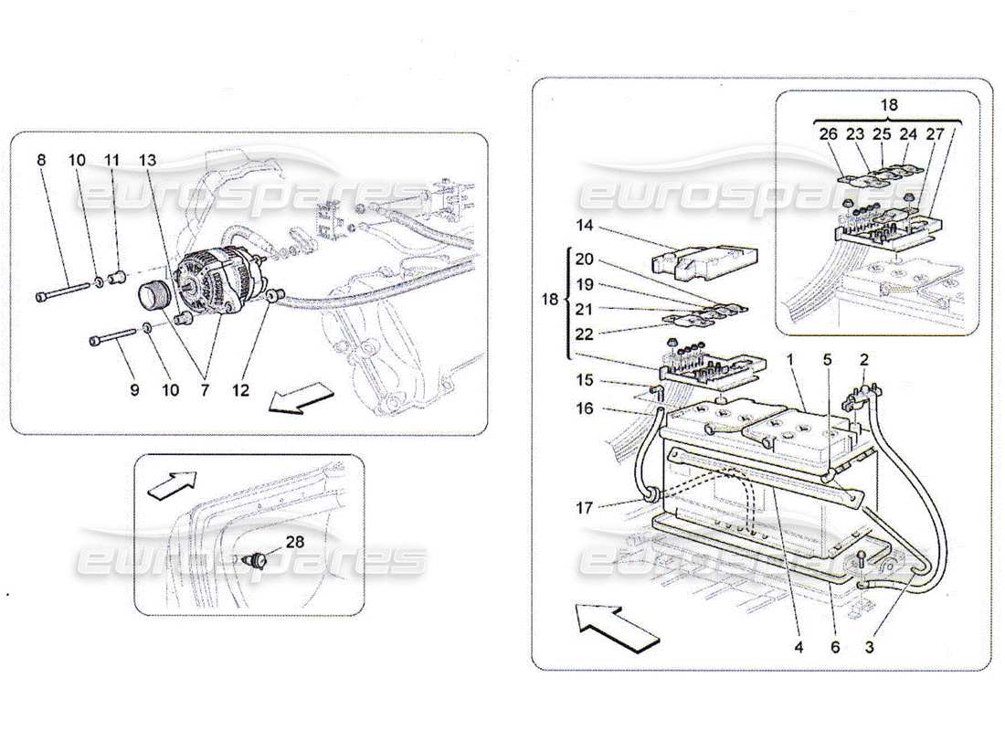 diagramma della parte contenente il codice parte 980139749