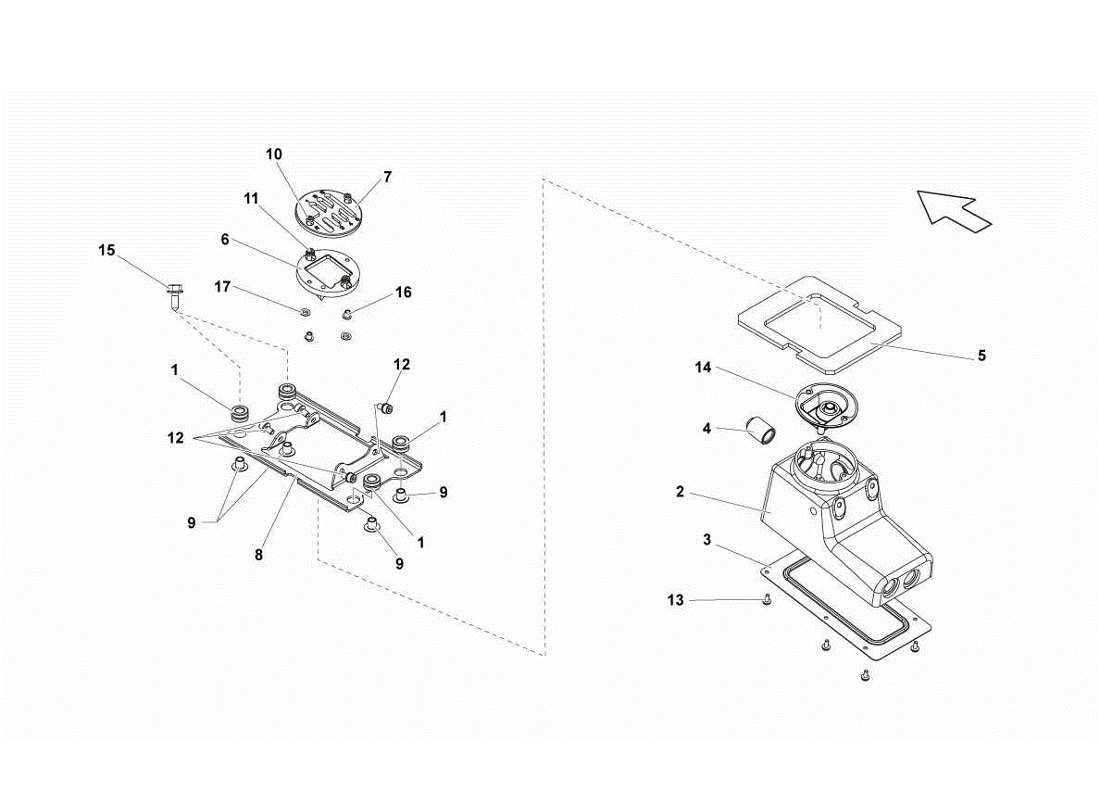 diagramma della parte contenente il codice parte n91065401