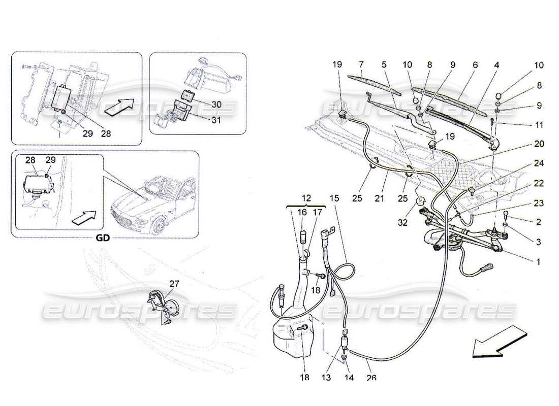 diagramma della parte contenente il codice parte 67882000