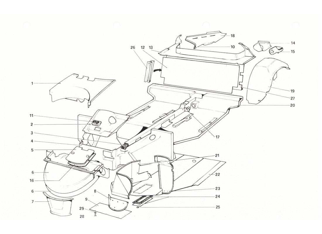 diagramma della parte contenente il codice parte 60314705