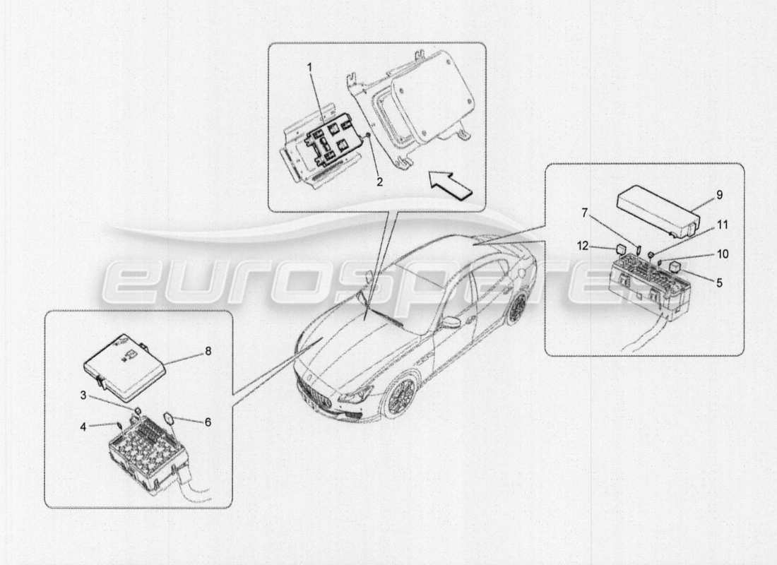 diagramma della parte contenente il codice parte 673004815
