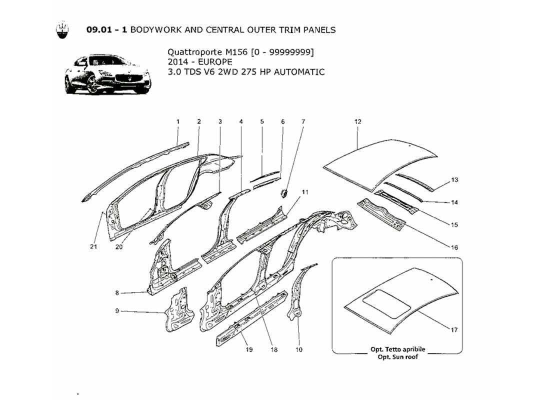 diagramma della parte contenente il codice parte 673000432