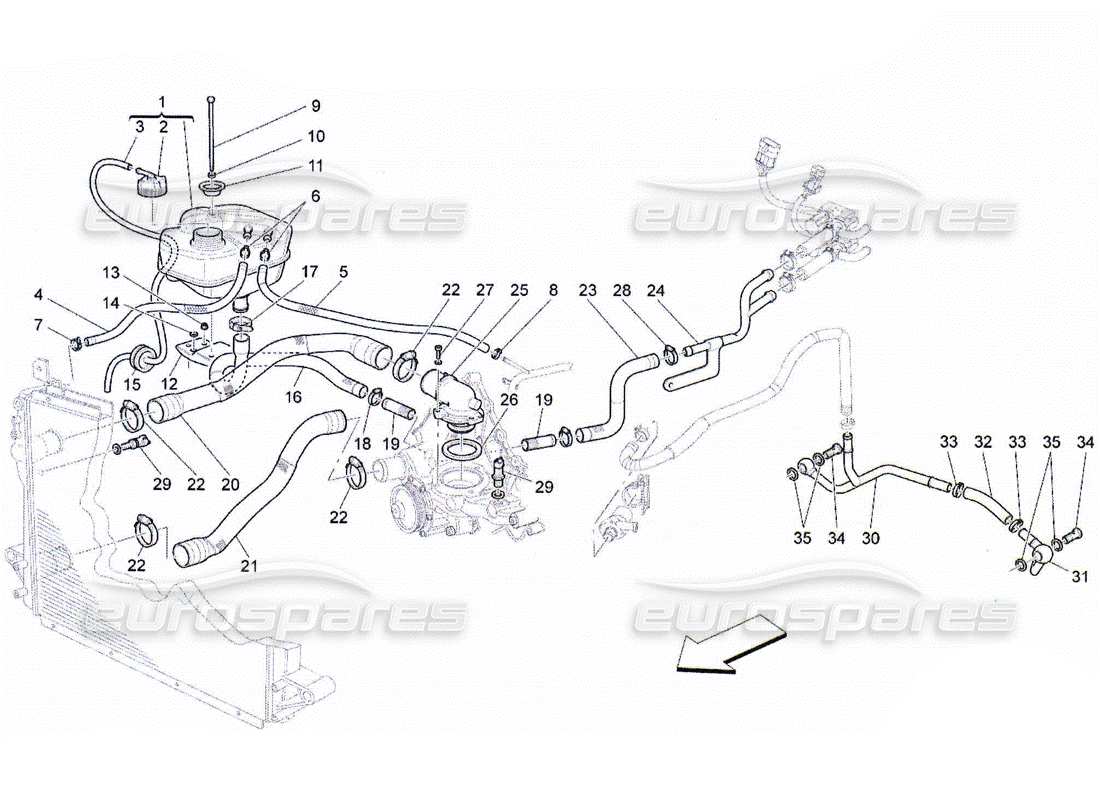 diagramma della parte contenente il codice parte 14065921