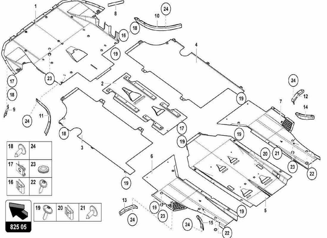 diagramma della parte contenente il codice parte 400821190