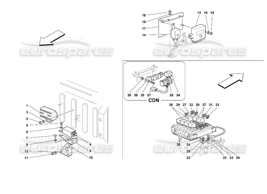 diagramma della parte contenente il codice parte 138799