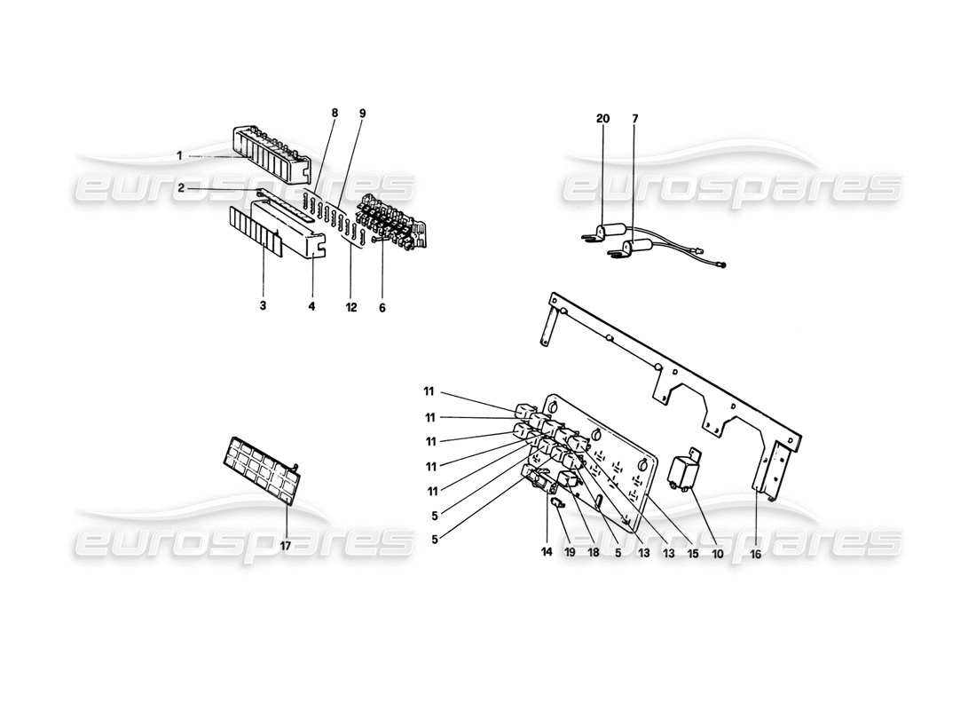 diagramma della parte contenente il codice parte 60127503