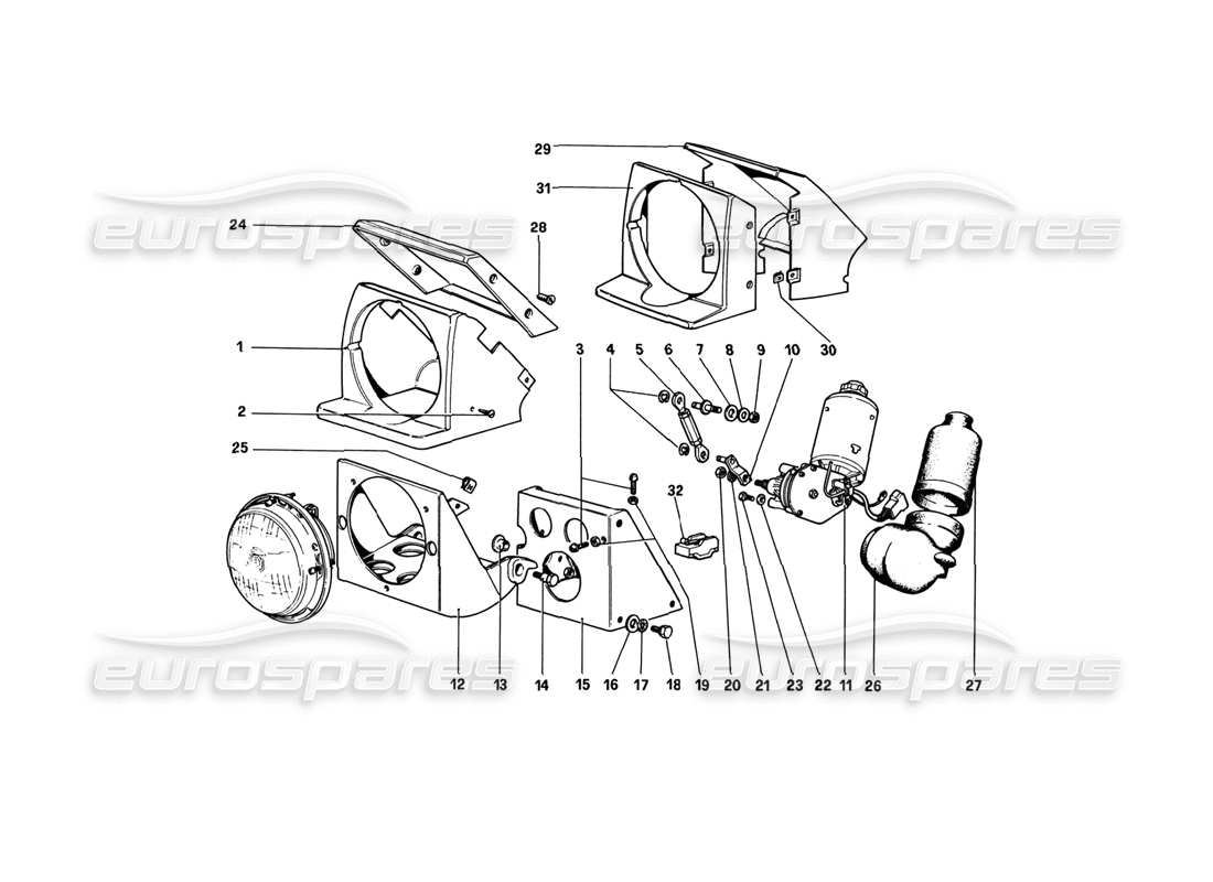 diagramma della parte contenente il codice parte 60240207