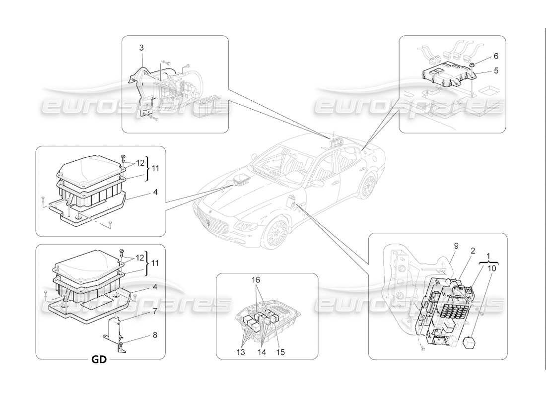 diagramma della parte contenente il codice parte 980139751
