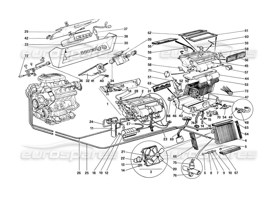 diagramma della parte contenente il codice parte 60931800