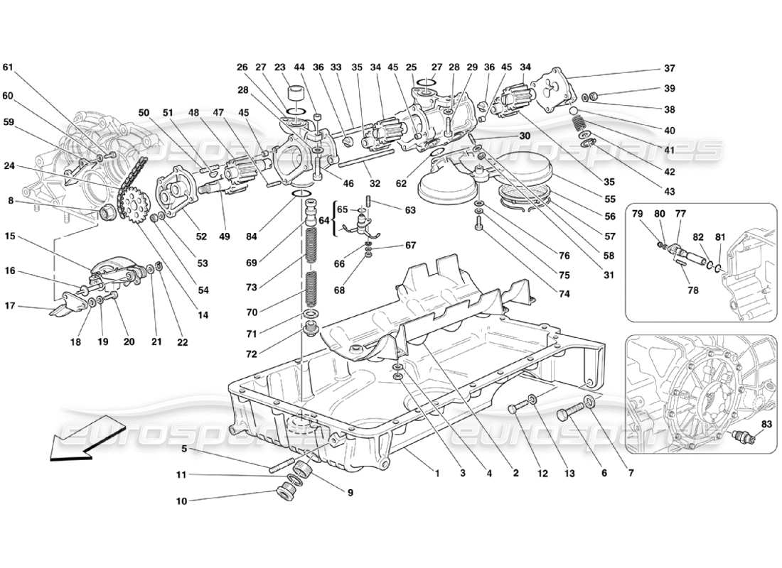 diagramma della parte contenente il codice parte 181341