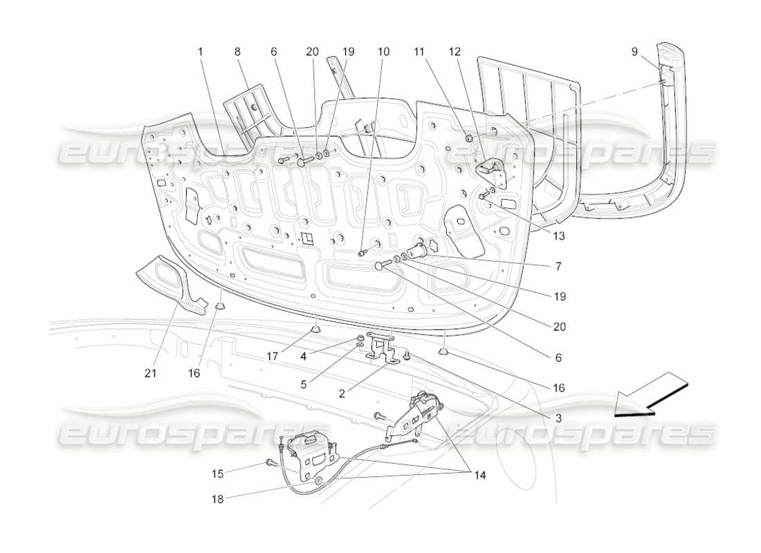 diagramma della parte contenente il codice parte 14059221