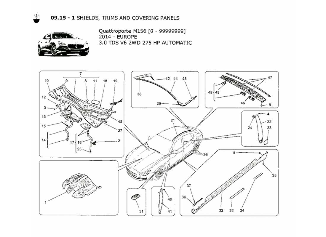 diagramma della parte contenente il codice parte 940000335