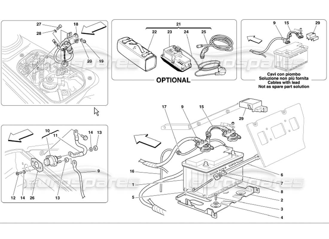 diagramma della parte contenente il codice parte 198552