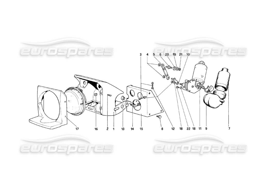 diagramma della parte contenente il codice parte 60098801
