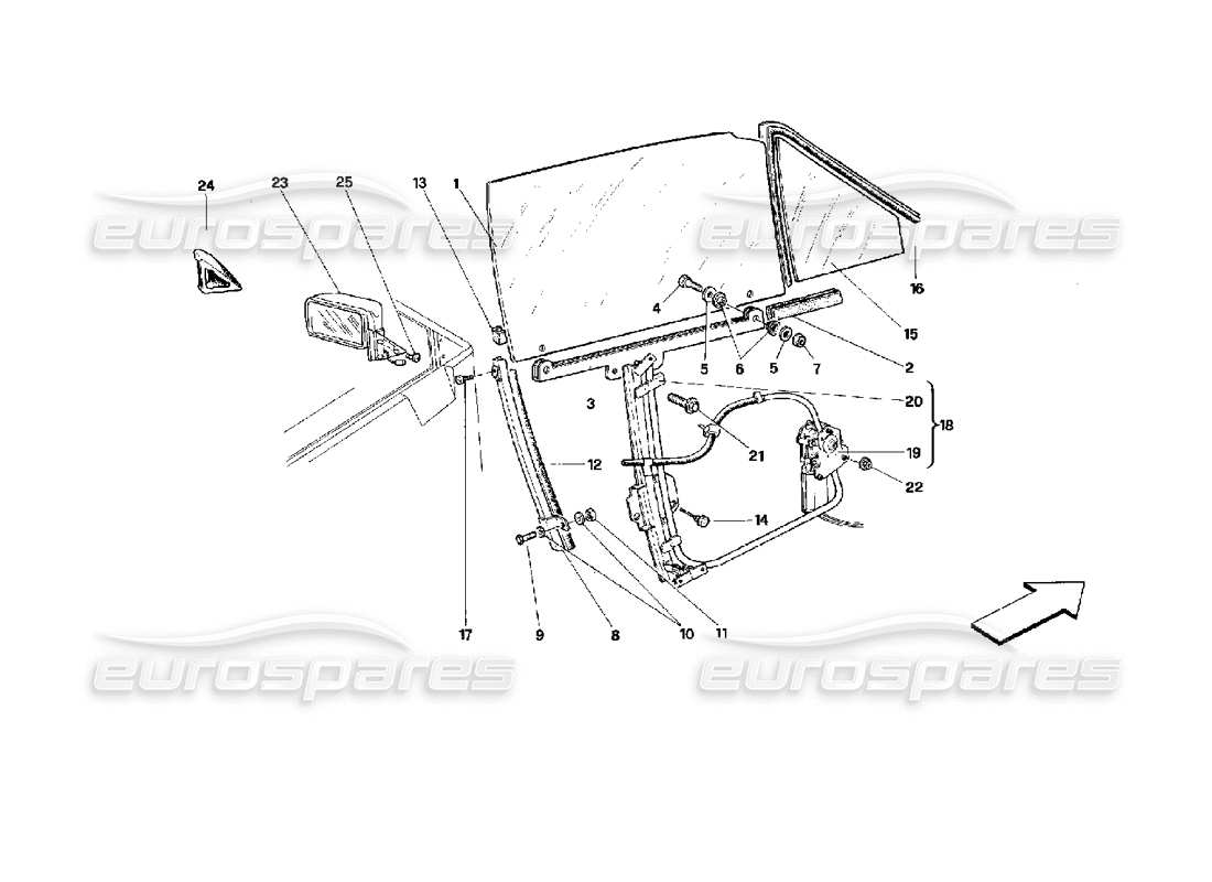 diagramma della parte contenente il codice parte 61090000