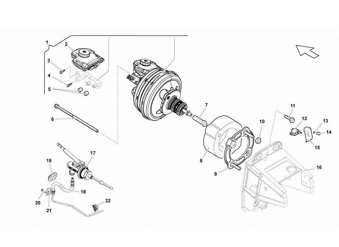 lamborghini gallardo lp560-4s update potenza freno diagramma delle parti