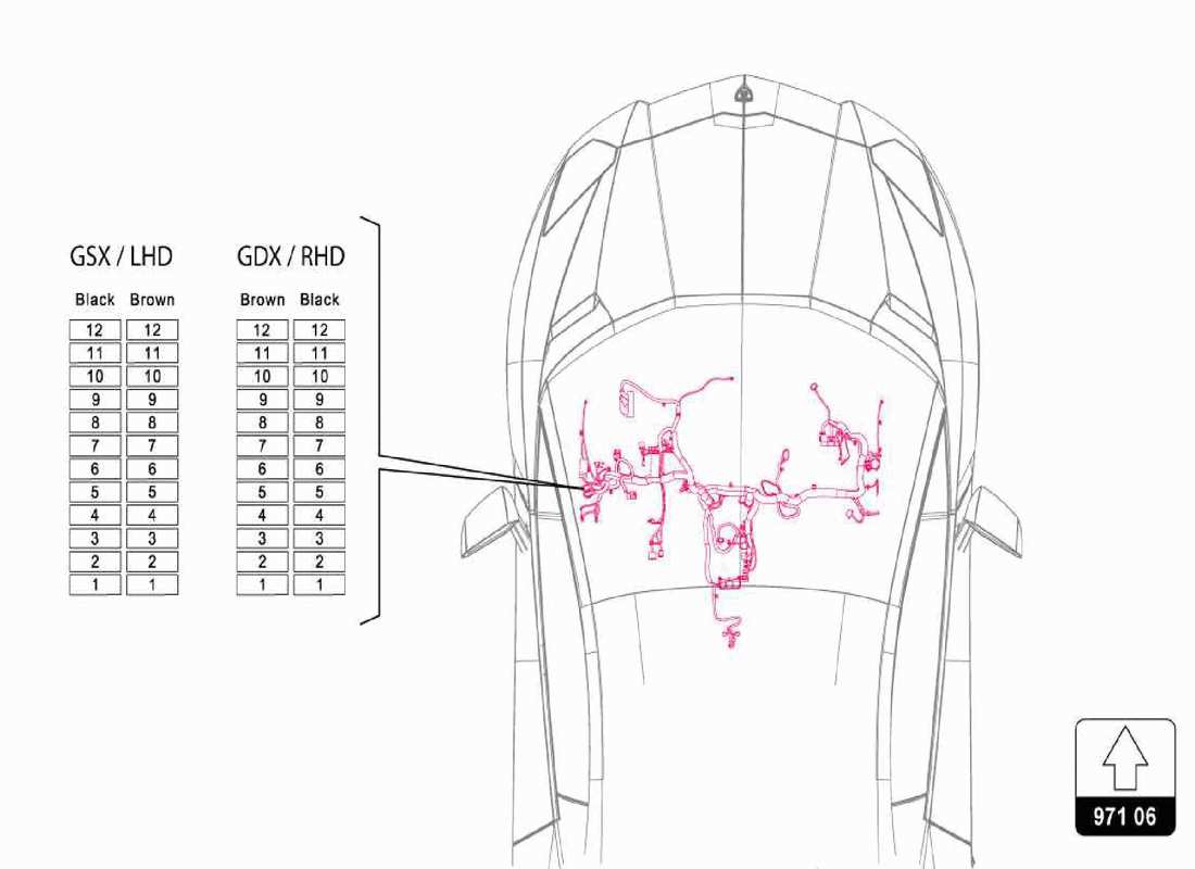 lamborghini centenario spider sistema elettrico diagramma delle parti