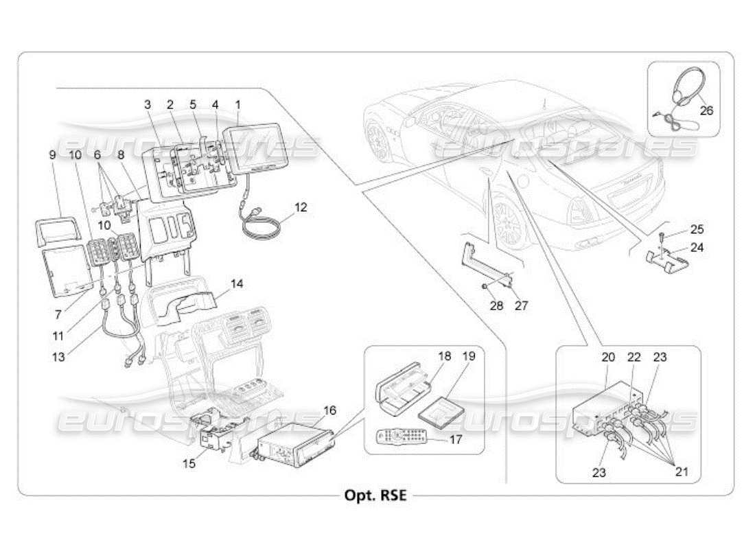 maserati qtp. (2005) 4.2 diagramma delle parti del sistema it