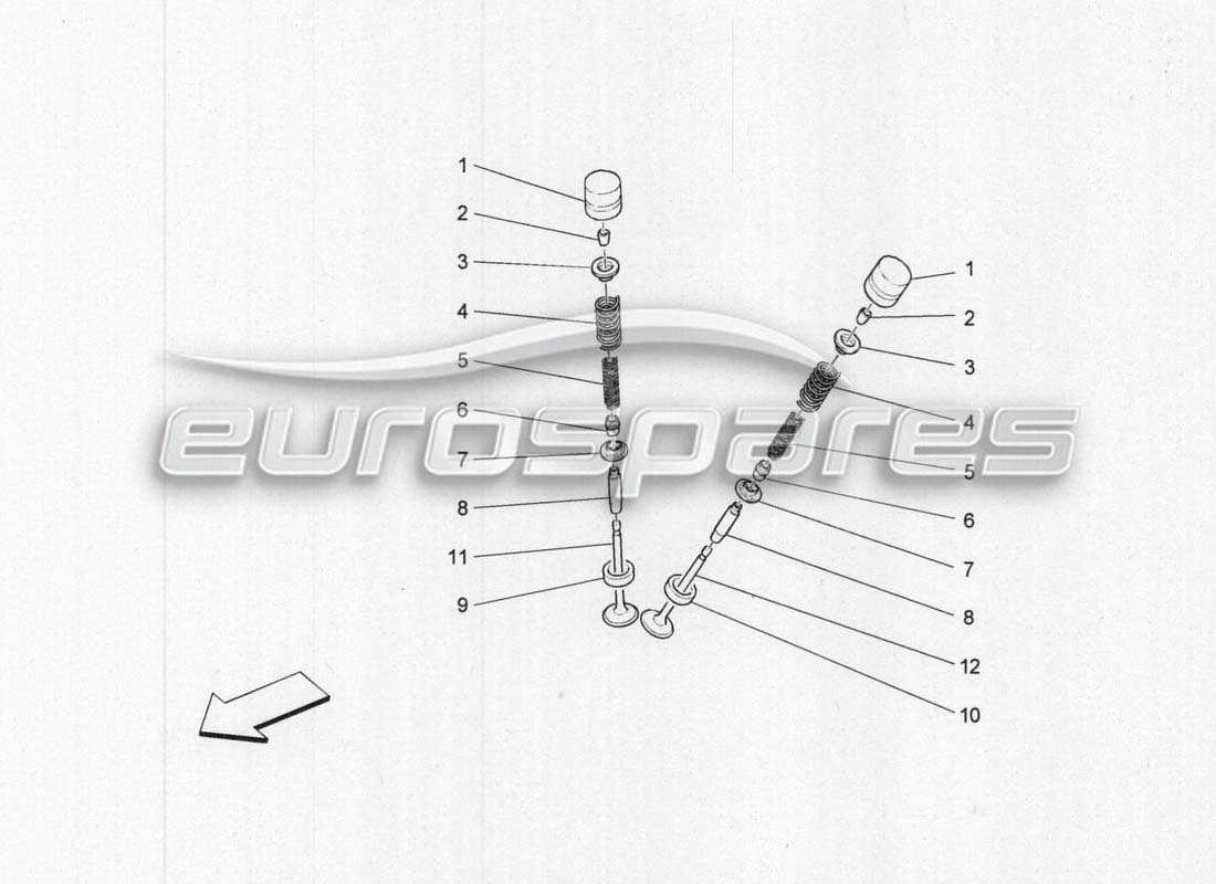 maserati grancabrio mc centenario valvole diagramma delle parti